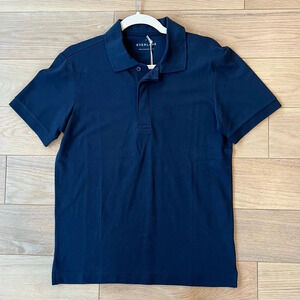 Everlane Men’s Performance Pique Polo Shirt Navy X-Small Wardrobe Staple Classic